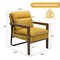 Single Sofa Chair with Extra-Thick Padded Backrest and Seat Cushion